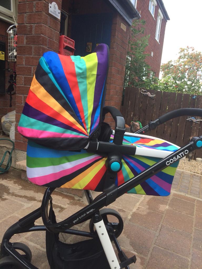 rainbow pushchair